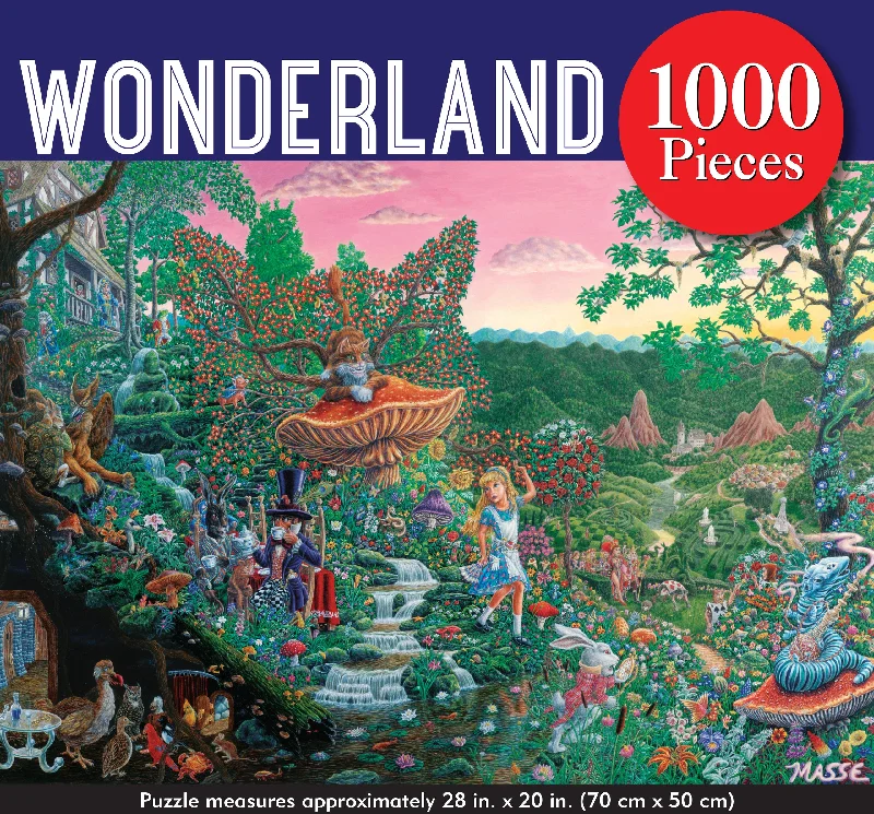 Multi-level puzzles Wonderland 1000 Piece Puzzle