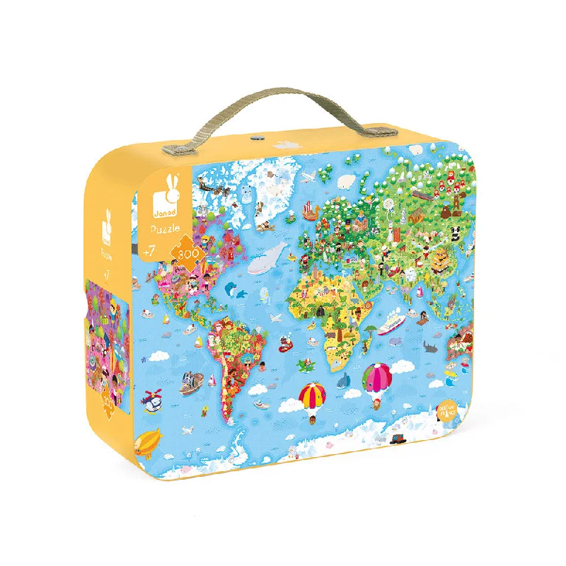 Interactive games World Map 300 Piece Puzzle