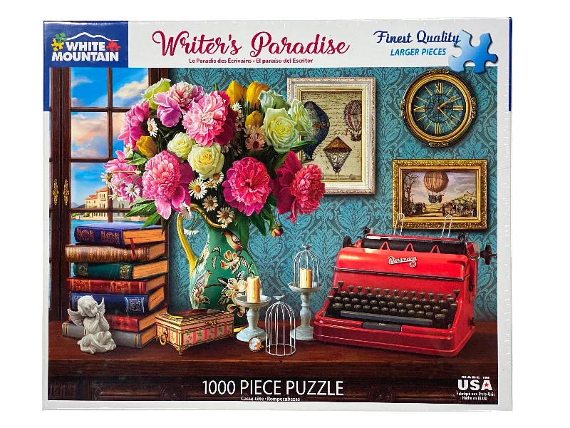 Time-consuming puzzles Writer's Paradise 1000 Piece Puzzle